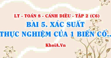 Xác suất thực nghiệm của một biến cố trong một số trò chơi đơn giản? Toán 8 bài 5 Cánh diều Tập 2 C6